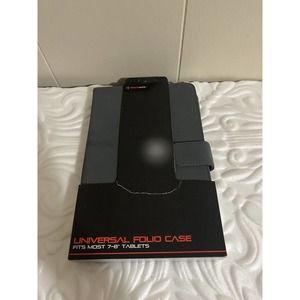 NEW Blackweb Universal Tablet Folio Cover for 7-8" Tablets - Gray